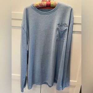 Salt Life Long Sleeve Get Hooked SLX Performance Pocket Shirt Sz XXL
